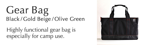 Gear Bag - Black / Gold Beige / Olive green